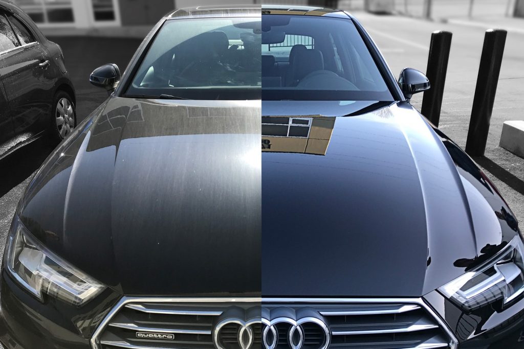 Exterior Before and After